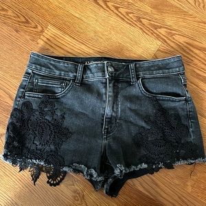 american eagle jean shorts super super stretch